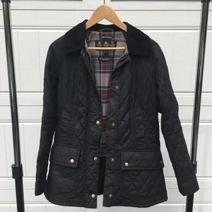 Quilted Barbour Jacket - Black